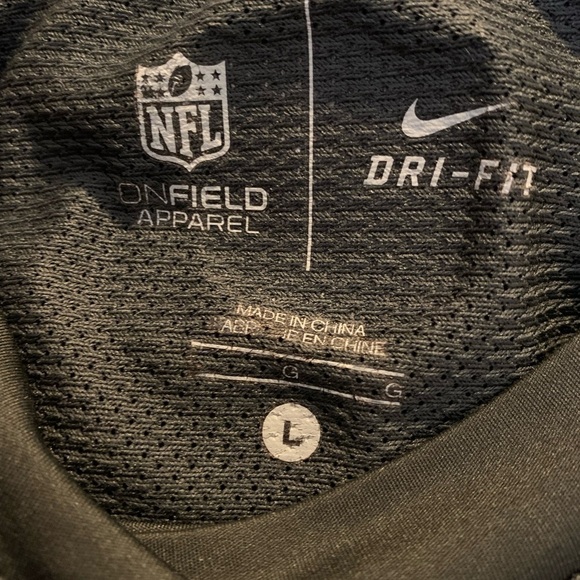 Nike NFL On Field Apparel Dri-Fit Saints Shirt Size Large - Picture 3 of 5